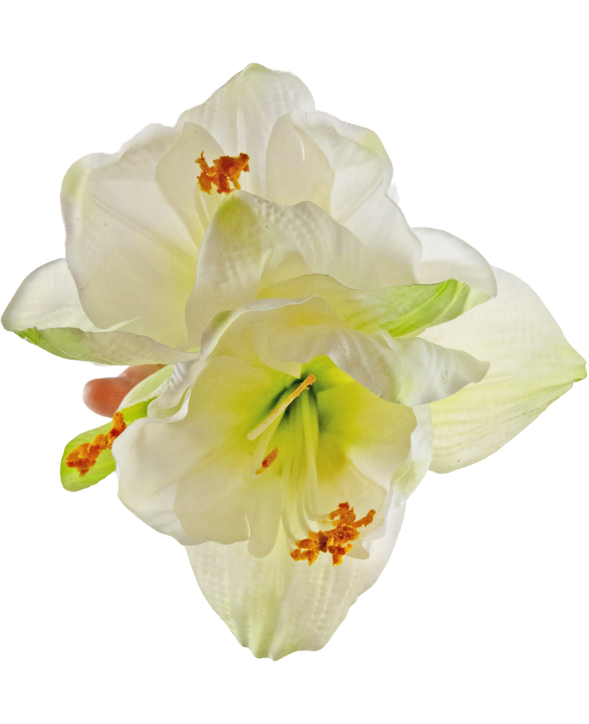 Künstliche Blume Amaryllis weiß 66 cm