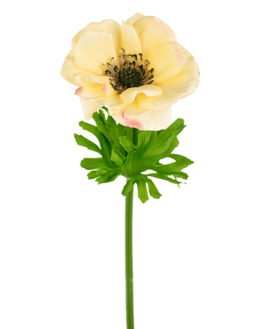 Künstliche Anemone Real Touch gelb 52cm