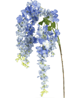 Künstliche Blume Glyzinie 115 cm blau