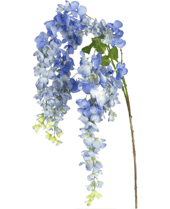 Künstliche Blume Glyzinie 115 cm blau