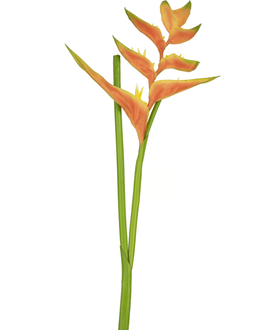 Künstliche Blume Heliconia 110 cm orange