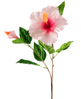 Künstliche Blume Hibiskus 73 cm hellrosa