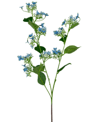 Künstliche Blume Wild Hydrangea 93 cm blau