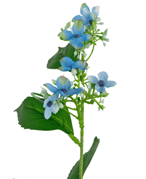 Künstliche Blume Wild Hydrangea 93 cm blau