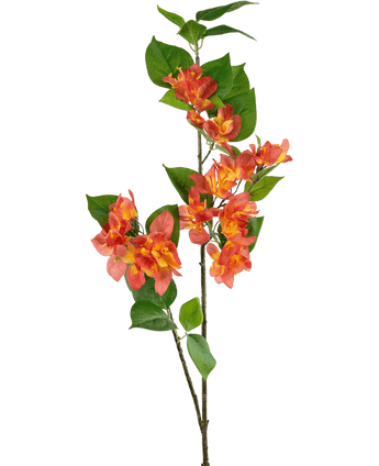 Künstliche Bougainvillea Zweig 81 cm Pfirsich