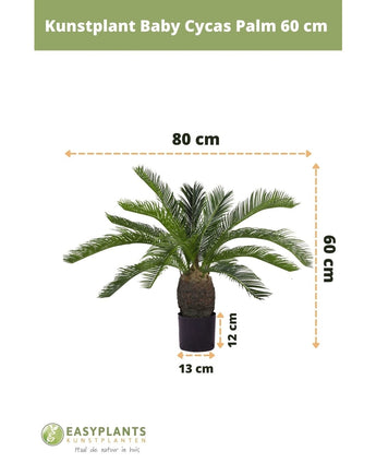 Künstliche Pflanze Baby Cycas Palm 60 cm