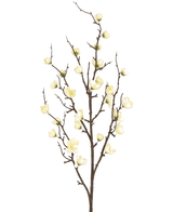 Künstliche japanische Kirschblüte 94 cm weiß