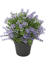 Künstlicher Buxus lila 22 cm UV