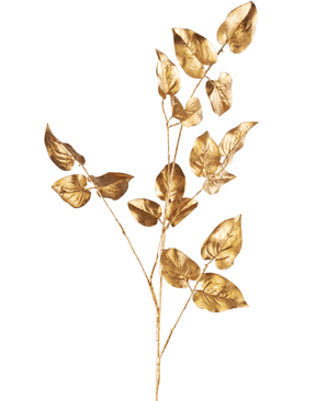 Künstlicher Zweig Salal 90 cm gold